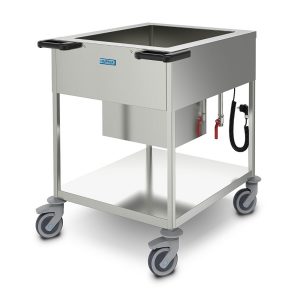 Cooled-basin carts