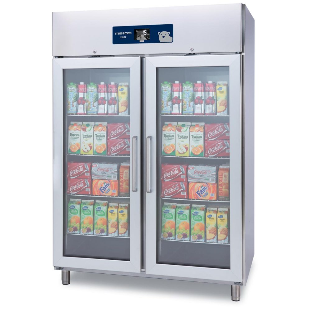 Glassdoor refrigerator Metos Start MG140 TNV HP R290 Metos